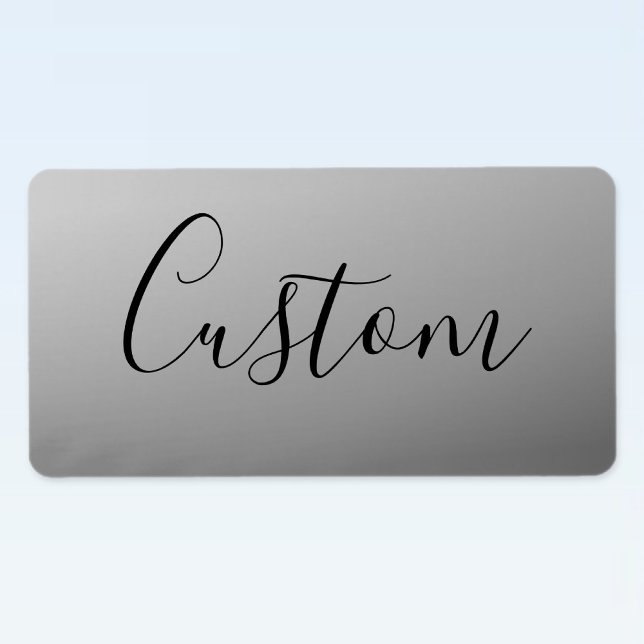 Elegante moderne Skripterstellung für bearbeitbare Adressaufkleber (Von Creator hochgeladen)