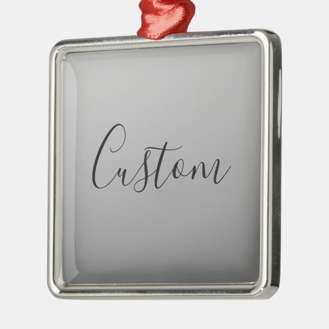 Elegante moderne Skripterstellung für bearbeitbare Ornament Aus Metall (Links)
