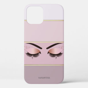 Elegante moderne Streifen, Wimpern Case-Mate iPhone Hülle