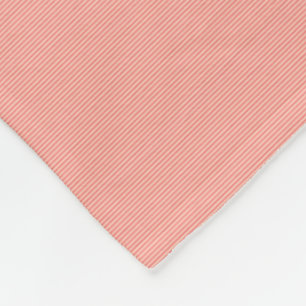 Elegante moderne, trendige Pfirsichfarben Streifen Fleecedecke