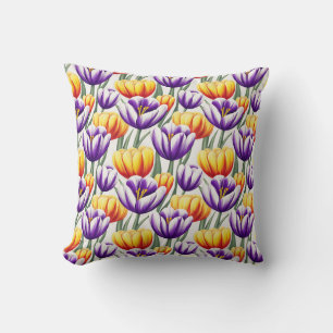 Elegante Moderne Trendige Stylische Frühlingsflori Kissen