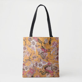 Elegante Moderne Vintage Passion Blume Orange Tasche