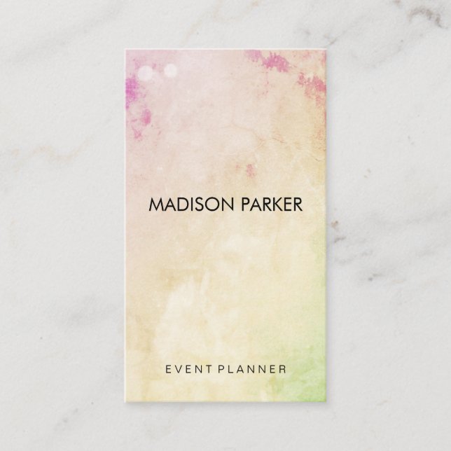 Elegante Moderne Visitenkarte (Vorderseite)