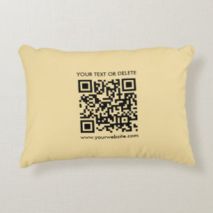 Elegante moderne Vorlage benutzerdefinierten QR-Co Dekokissen