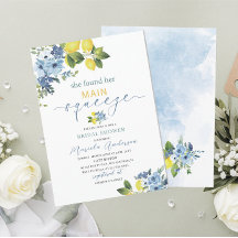 Elegante Moderne Wasserfarbe Hauptpresse Brautschi