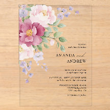 Elegante Moderne Wasserfarben-Hochzeiten