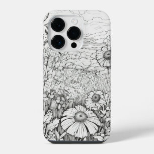 Elegante moderne Wildblumen-Hülle Case-Mate iPhone 14 Pro Hülle