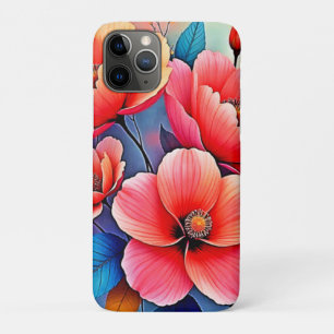 Elegante Mohnblumen: Strahlende Naturkunst Case-Mate iPhone Hülle