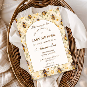 Elegante Mommy-to-Bee-Babyparty Einladung