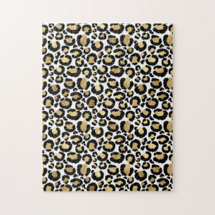 Elegante monochromatische Leopardenflecken wilde G