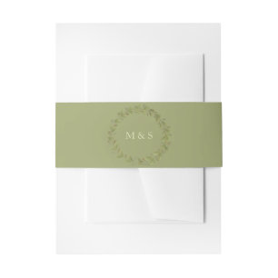 Elegante monochromatische Pastel Earthy Personalis Einladungsbanderole