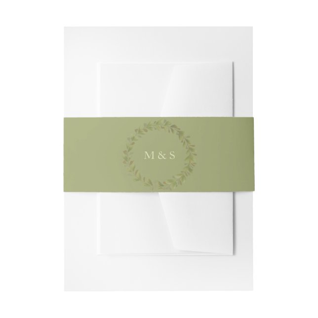 Elegante monochromatische Pastel Earthy Personalis Einladungsbanderole (Vorderseite Beispiel)