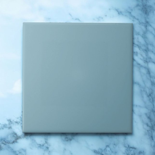 Elegante monochrome blaue Minimalistische moderne  Fliese (Von Creator hochgeladen)