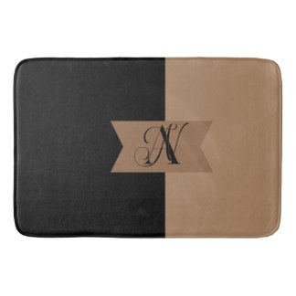 Elegante Monogram Bath Mat Badematte