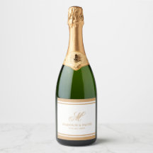 Elegante Monogramm-Hochzeit