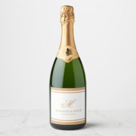 Elegante Monogramm-Hochzeit