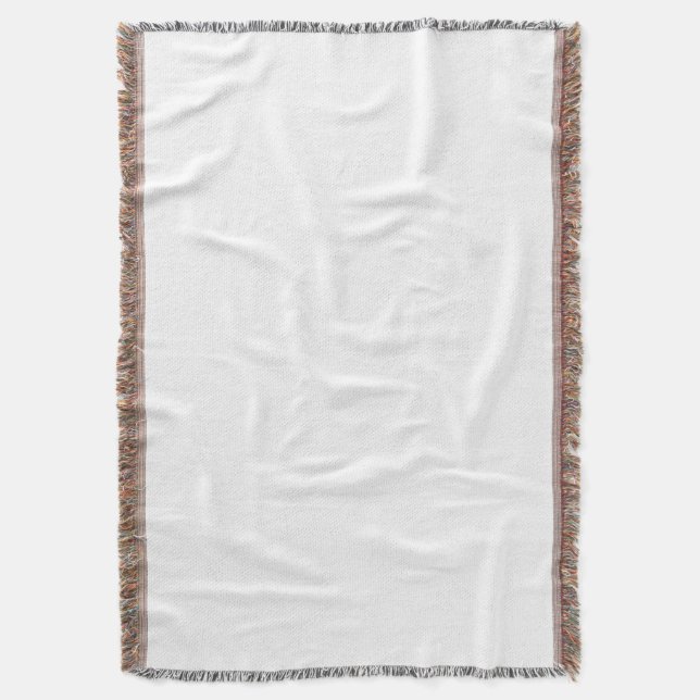 Elegante Monogramm-Schriftzug-Name-Muster-Wurfdeck Decke (Vorderseite Vertikal)
