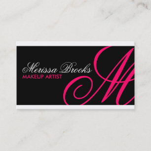 Elegante Monogramm-Visitenkarten Visitenkarte