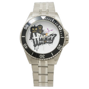 Elégante montre bracelet en acier inoxydable Hallo