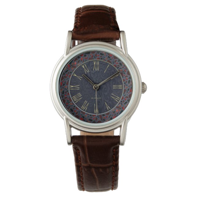 Elégante Montre En Mosaïque (devant)