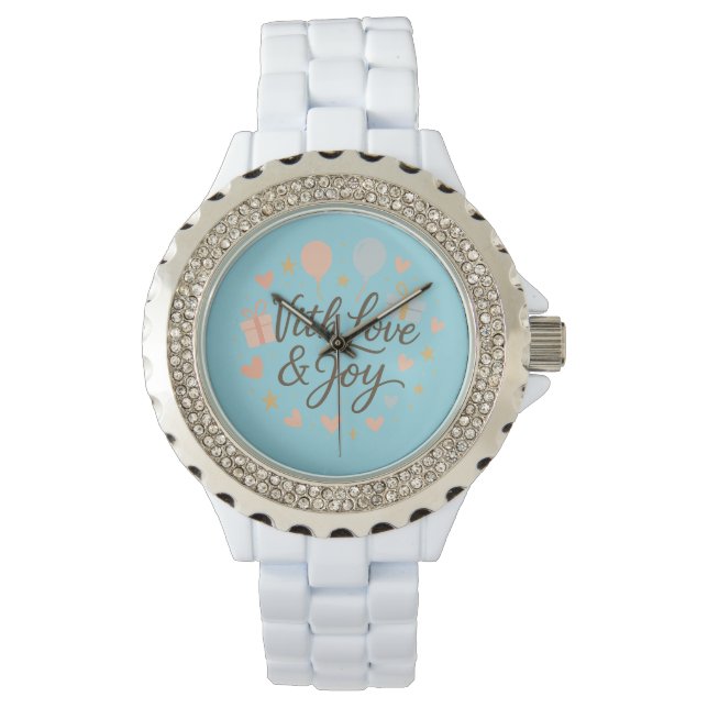 Elégante montre féminine - Cadeau de mode intempor (devant)