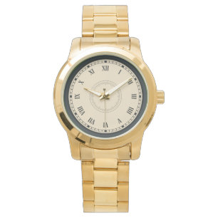 Elégante montre numérique romaine