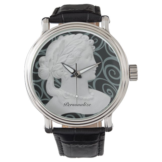 Elégante montre poignet personnalisée (devant)