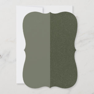 Elegante Moss Green Split Texture Card - Anpassen Karte