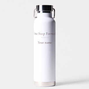 Elegante Motivations-Wasserflasche 'Ein Schritt Vo Trinkflasche