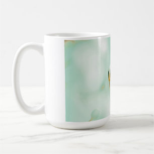 Élégante Mug à café imprimé à fleurs