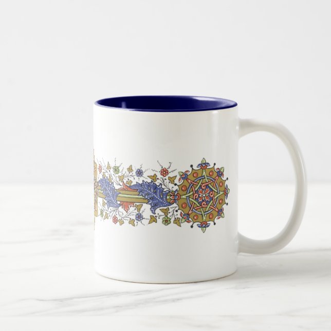 Elégante Mug de café d'art ancien géométrique (Droit)