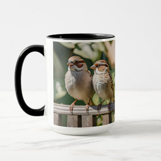 Élégante Mug en céramique du Bruant (Gauche)