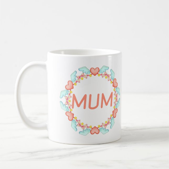 Elegante Mum Tasse (Links)