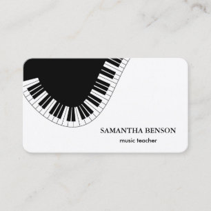 Elegante Musician Visitenkarte mit Musiknote