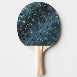 elegante Musiknoten Tischtennis Schläger