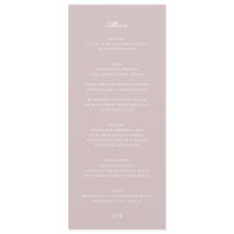 Elegante Musk Rosa Weiße Monogramm-Hochzeit