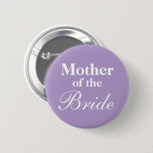 Elegante Mutter der Braut lila violette Taste Button
