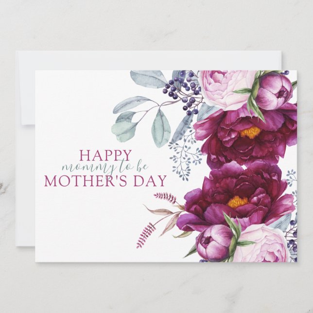 Elegante Mutter-Tag-Mami zu florieren (Vorderseite)