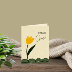 Elegante Muttertags-Blumen-Grußkarte Feiertagskarte