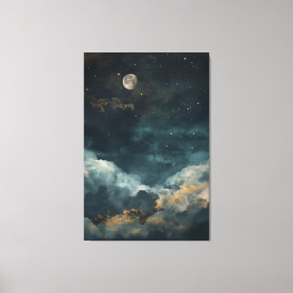 Elegante Nacht Leinwanddruck