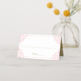 Elegante Namenskarten für Hochzeiten | Nadine (Ros Platzkarte