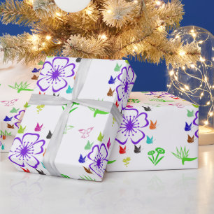 elegante Natur Geschenkpapier