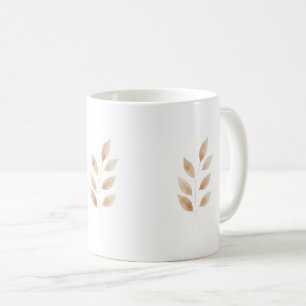 Elegante, naturinspirierte Kaffeetasse in neutrale