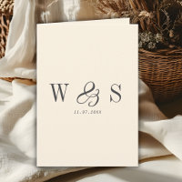 Elegante natürliche Creme erste Hochzeit Paare