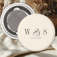 Elegante natürliche Creme erste Hochzeit Paare
