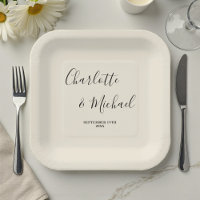 Elegante natürliche weiße Schrift Minimalistische