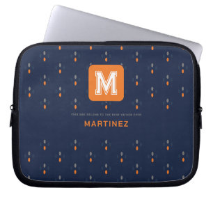 Elegante Navy-Blau Laptop-Hülle Laptopschutzhülle
