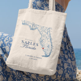 Elegante Neapel Florida Wedding Welcome Tote Bag Tragetasche
