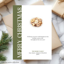Elegante neutrale Weihnachtsplätzchen-Digital-Gruß
