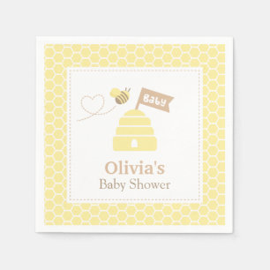 Elegante Niedliche Babydusche Serviette